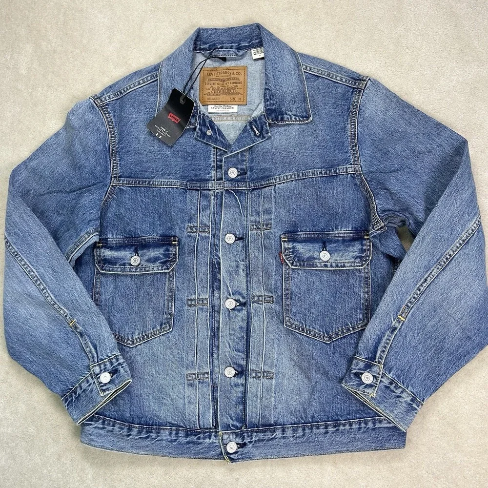 Levi's Premium Type 2 Redline Selvedge Denim Trucker Jacket Men's Medium